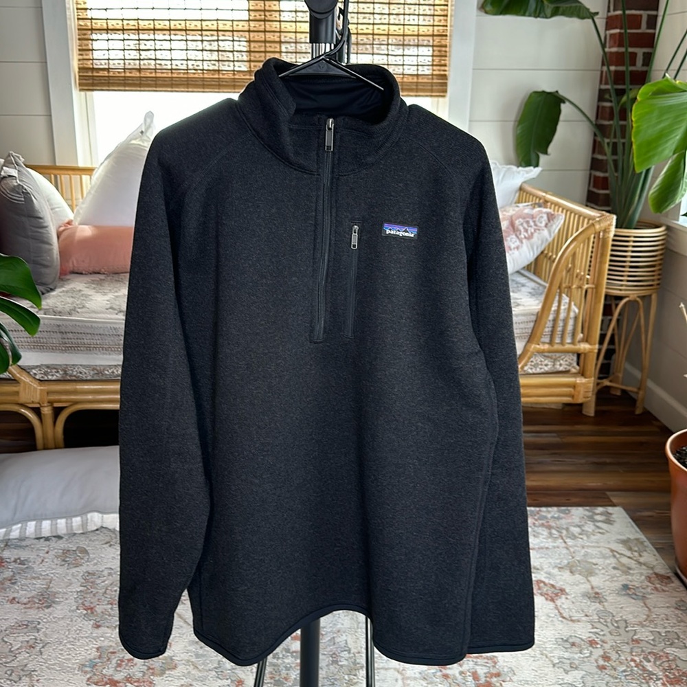 Patagonia Gray Quarter Zip Better Sweater Men’s